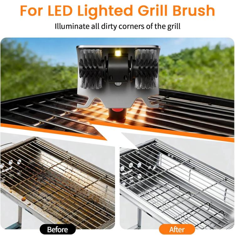 Stainless Steel Wire Electric Grill Brush Cleaning Grill Hard-Bristle Brush Tool, Standard, Water Spray