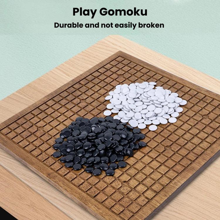 Go Board & Stones Set With Storage Jar, Gomoku Educational Puzzle Toy, MDF Red