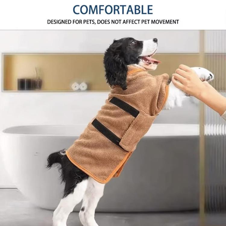 Full Coverage Absorbent Pet Bath Robe, Quick-Dry Breathable Four-Season Bath Robe For Cats & Dogs, XS, S, M, L, XL