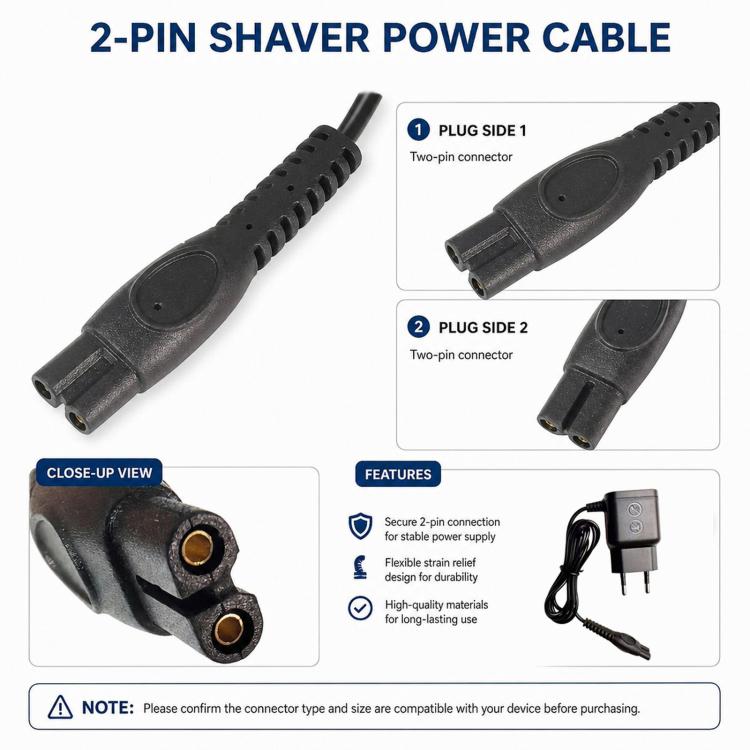 HQ5308 5V Replacement Charger For Philips Shaver X5000 Series / S1113 / S2313 / PQ888 / PQ889 Electric Razor