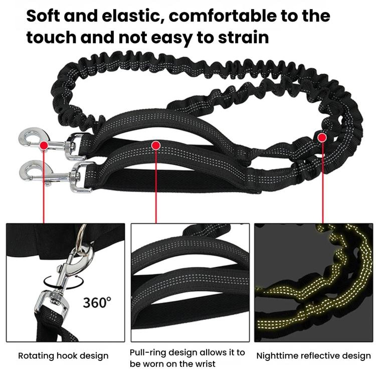 Dog Walking Bag With Leash Multifunctional Outdoor Sports Water Bottle Waist Pack