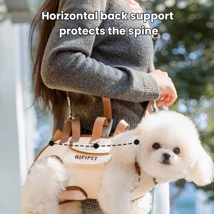 Hipipet Portable Crossbody & Handheld Pet Shoulder Bag, Multifunctional Outdoor Carrier For Cats & Dogs, S, M, L, XL