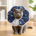 Pet Elizabeth Collar Post-Surgery Anti-Lick Ring, Adjustable Soft Recovery Cone For Cats, XS Planet, S Planet, M Planet, L Planet, XS Rocket, S Rocket, M Rocket, L Rocket