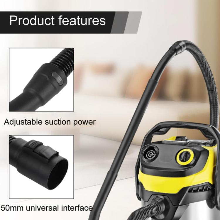 For Karcher WD Series Rigid Extension Tubes Universal Accessories, 1.8m, 2.5m, 3.5m, 5m, Extension Pipe Kit