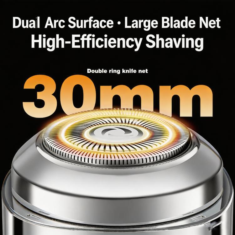 Mini Electric Shaver For Men 2-In-1 Portable Travel Razor & Nose Hair Trimmer Waterproof Wet & Dry Rechargeable Shaver