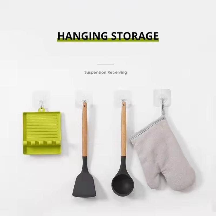 LsCook Kitchen Spatula Holder Storage Rack Multifunctional Utensil Organizer Drainer