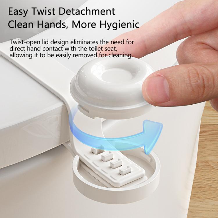 Toilet Seat Lifter Handle Adjustable Sanitary Toilet Lid Lifter For Bathroom Hygiene, Anti-Dirty No-Touch Toilet Cover Handle