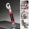 Universal Multi-Function Wrench 8-inch Adjustable Quick Spanner for 6-22mm Nuts & Bolts, Self-Adjusting Pipe Wrench for Plumbing, Repair, Automotive, Small