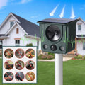 Infrared Sensor LED Strobe Ultrasonic Solar-Powered Animal Repellent