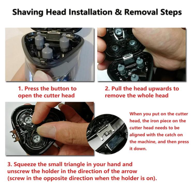 PUKEDA Shaver Heads For Flyco FR8 FS373 / FS310 / FS339 / FS889