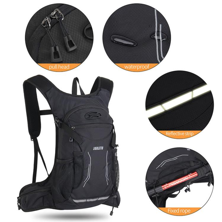 JUNLETU Outdoor Sports Cycling Backpack Waterproof Nylon Lightweight Breathable Travel Hiking Backpack