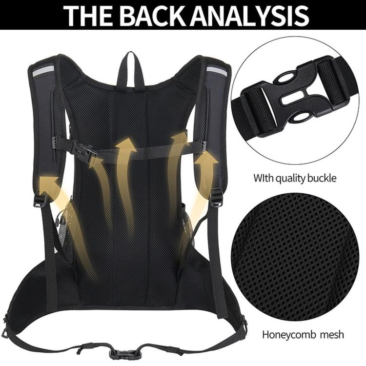 JUNLETU Outdoor Sports Cycling Backpack Waterproof Nylon Lightweight Breathable Travel Hiking Backpack