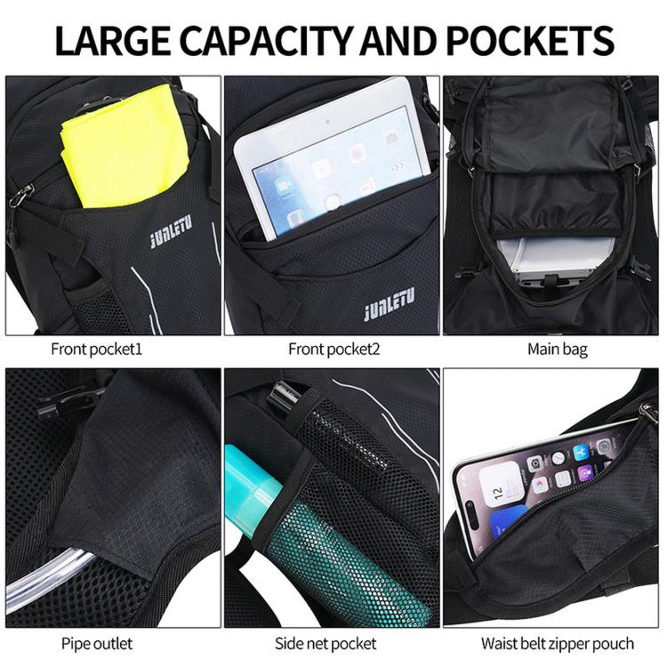 JUNLETU Outdoor Sports Cycling Backpack Waterproof Nylon Lightweight Breathable Travel Hiking Backpack