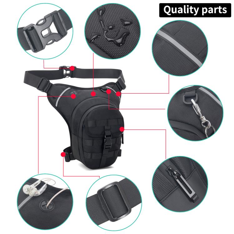 Outdoor Multi-Functional Leg Strap Waist Bag Large Capacity Waterproof Cycling Leg Bag