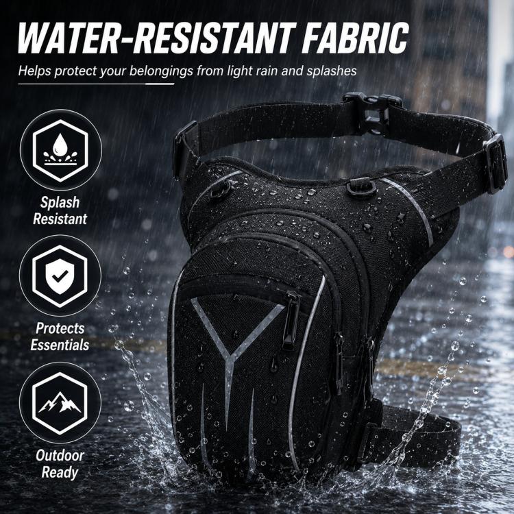 Men Waterproof Crossbody Bag Outdoor Large-Capacity Sports Waist Bag Motorcycle Riding Leg Bag
