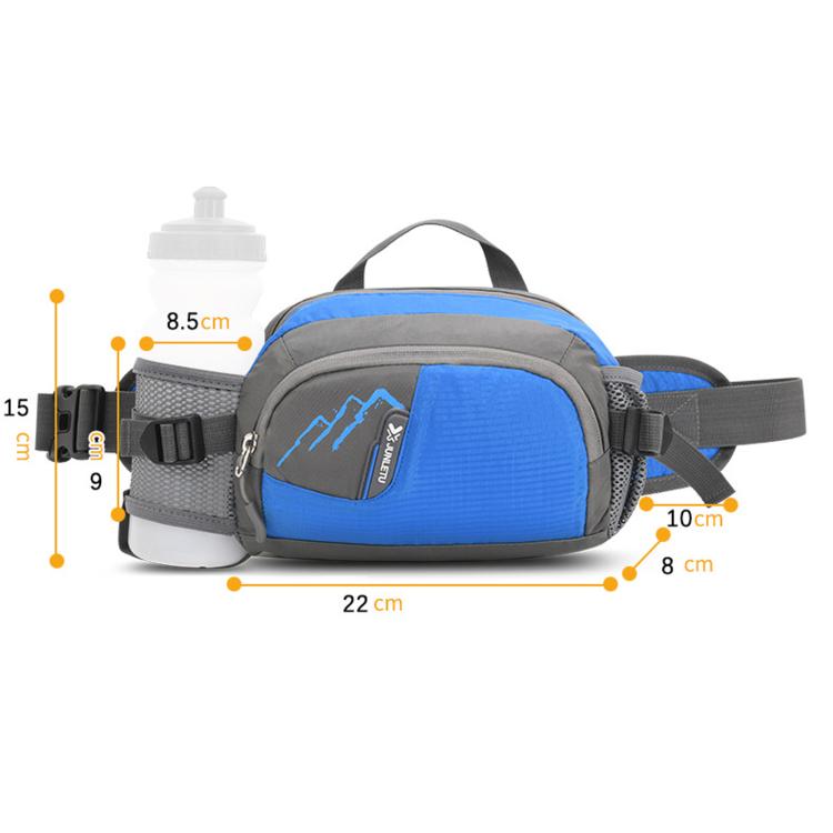 Outdoor Hiking Waist Pack Large Capacity Waterproof Sports Running Water Bottle Bag