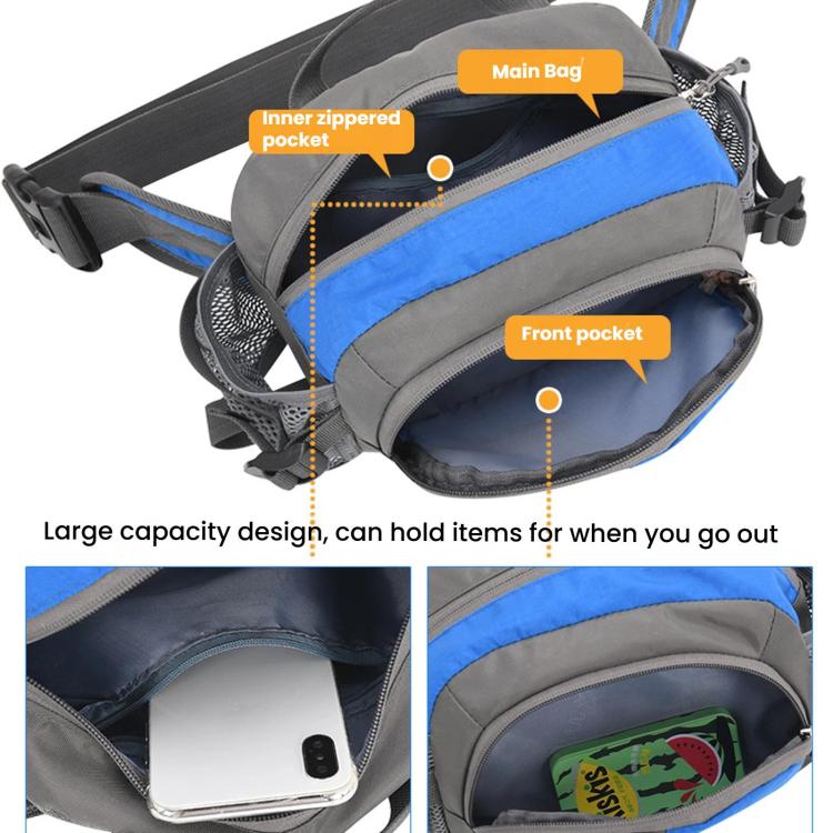 Outdoor Hiking Waist Pack Large Capacity Waterproof Sports Running Water Bottle Bag