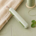 2-in-1 Seam Ripper and Needle Threader, Retractable Stitch Remover Tool for Hand Sewing, Double-Headed Threader & Seam Cutter