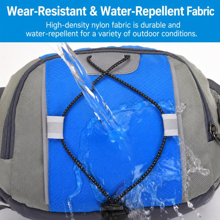 Large Capacity Sports Outdoor Hiking Waist Pack Multifunctional Waterproof Shoulder Bag