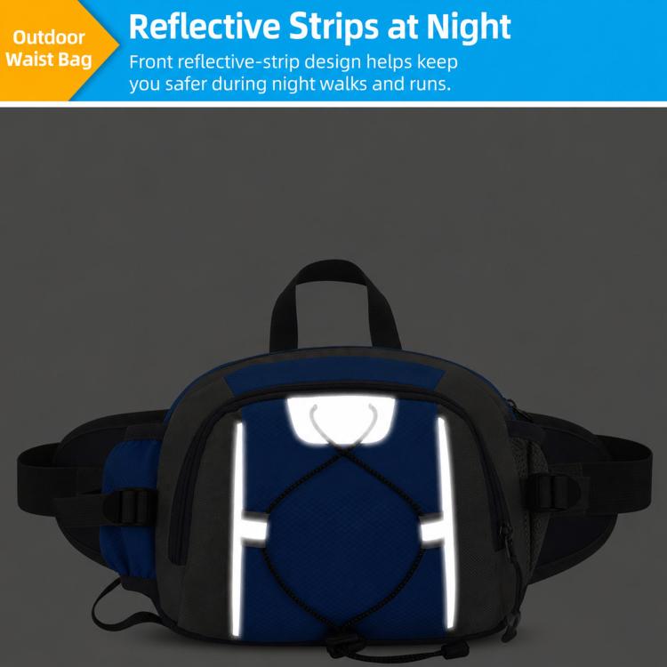 Large Capacity Sports Outdoor Hiking Waist Pack Multifunctional Waterproof Shoulder Bag