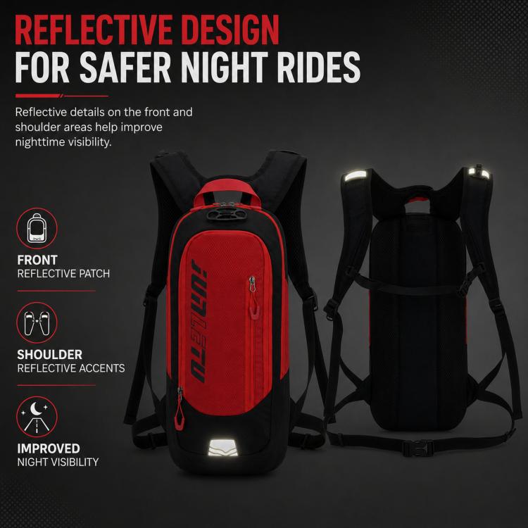 JUNLETU Hiking Trail Running Mountaineering Backpack Running Fitness Outdoor Cycling Hydration Pack