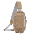 Sports Shoulder Crossbody Bag Lightweight Portable Nylon Waterproof Outdoor Casual Chest Bag
