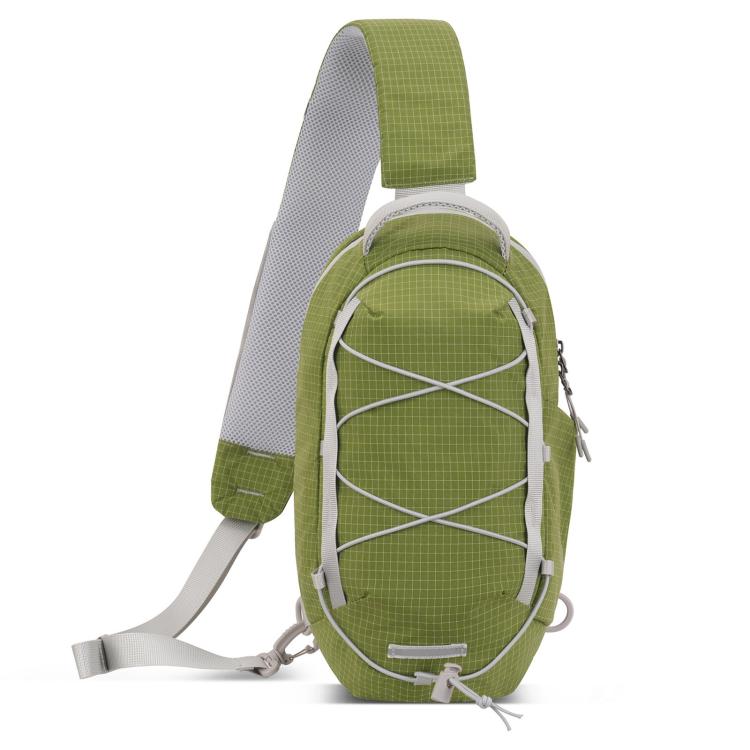 Sports Shoulder Crossbody Bag Lightweight Portable Nylon Waterproof Outdoor Casual Chest Bag