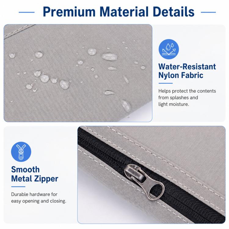 RFID-Protected Card Holder Ticket Coin Organizer Neck-Strap Passport & ID Pouch