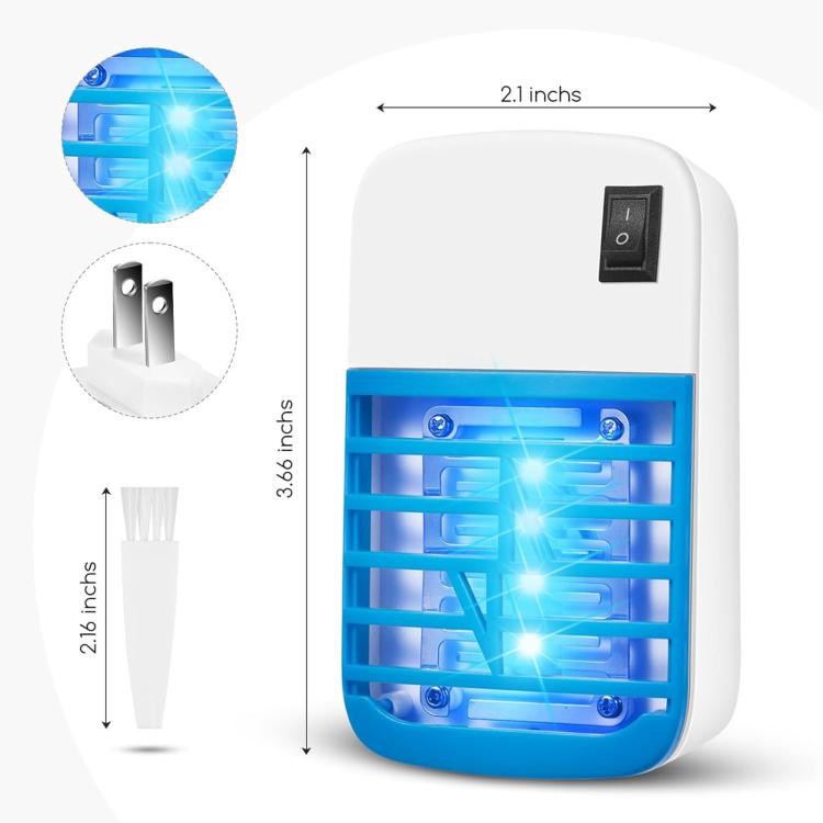High-Power Electric Shock Mosquito Killer Lamp, LED Low-Noise Wall?Mounted Mosquito Repellent Light, US Plug