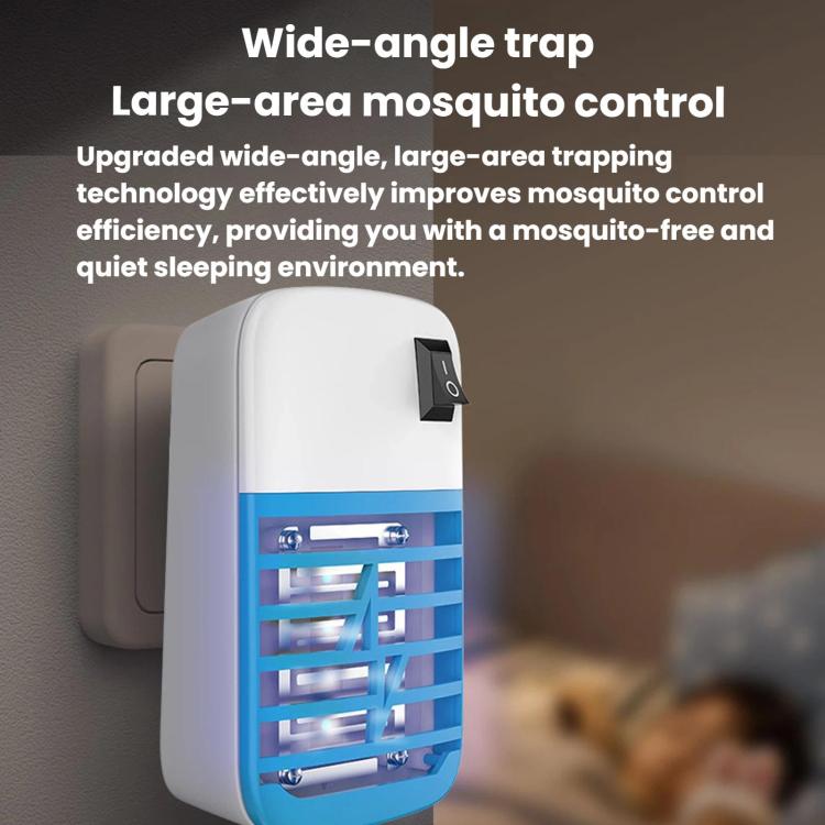 High-Power Electric Shock Mosquito Killer Lamp, LED Low-Noise Wall?Mounted Mosquito Repellent Light, US Plug