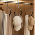 3pcs /Pack Metal Hat Hangers for Closet Baseball Cap Organizer Hooks Space Saving Ring Hanging Racks for Scarves, Belts, Ties, Shawls, Purses