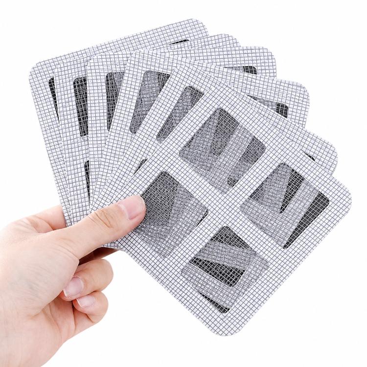 50pcs Disposable Shower Drain Hair Catcher Mesh Stickers Drain Cover Catcher for Bathroom, Bathtub, Kitchen Sink, 4x4 Inch Square