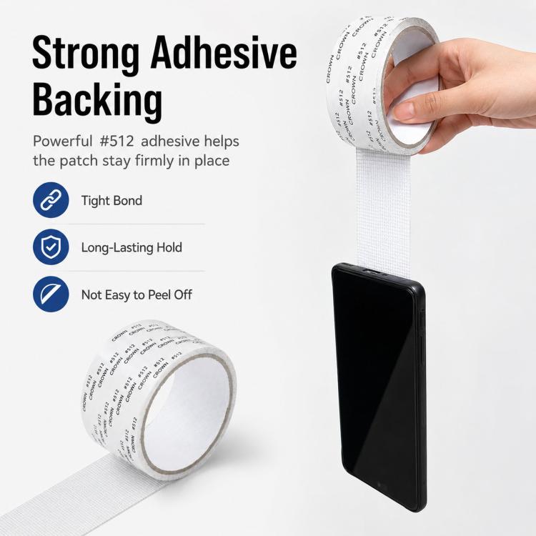 5cm x 2m Window Screen Repair Tape Strong Adhesive Screen Patch Fiberglass Mesh Repair Tape for Holes, Tears