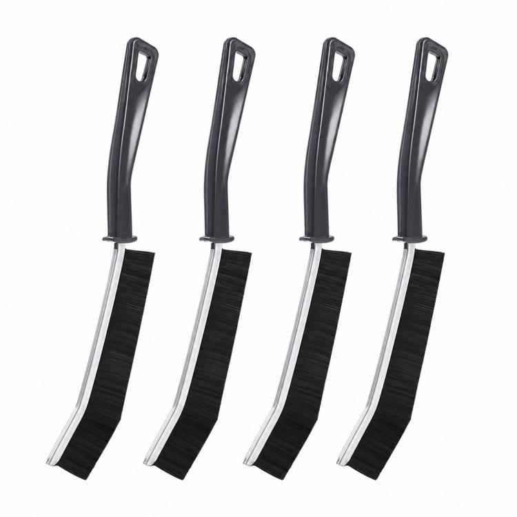 4pcs /Pack Hard Bristle Crevice Cleaning Brush Ultra-Thin Flat Gap Cleaning Brush for Tile Joints, Window Tracks, Sliding Door Rails & Washing Machines,