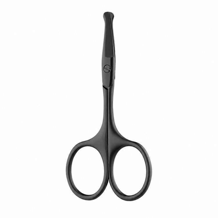 Safety Nose Hair Scissors for Men & Women Curved Facial Hair Trimming Scissors Stainless Steel Grooming Scissors