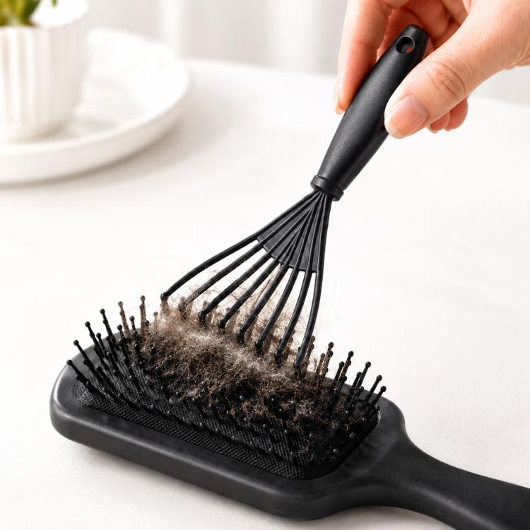 Hair Brush Cleaner Tool Mini Hairbrush Cleaning Rake Hair Remover Claw Comb Cleaner for Removing Hair, Dust, and Lint from Airbag Cushion & Roller Brushes