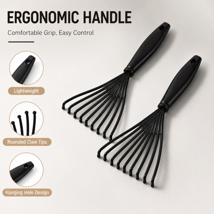 Hair Brush Cleaner Tool Mini Hairbrush Cleaning Rake Hair Remover Claw Comb Cleaner for Removing Hair, Dust, and Lint from Airbag Cushion & Roller Brushes