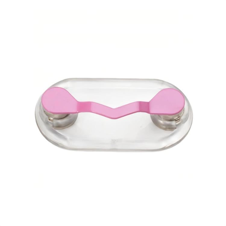Magnetic Glasses Holder Magnetic Brooch Number Plate Headset Glasses Clip, Pink Lacquer Finish, Pink Foundation With White Diamonds, Pink Foundation With Pearls, Dark Blue, Emerald Green, Porcelain Green, Light Blue, Bright Red, 001 Carbon Fiber Textur...