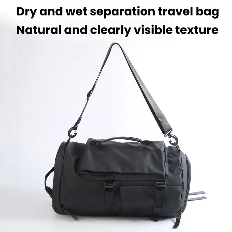 Wet & Dry Separation Travel Bag, Portable Large Capacity Handbag With Shoulder & Hand Carry Design