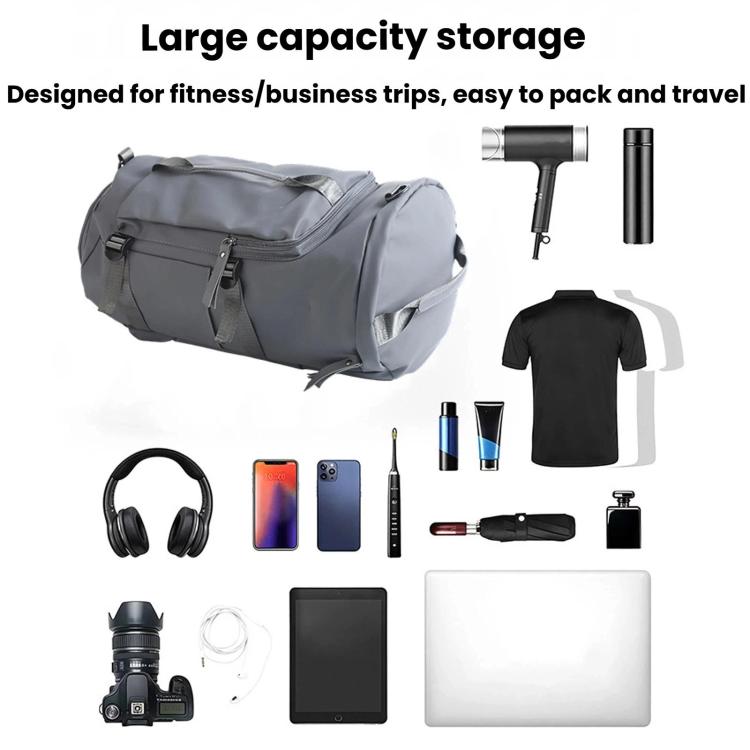 Wet & Dry Separation Travel Bag, Portable Large Capacity Handbag With Shoulder & Hand Carry Design