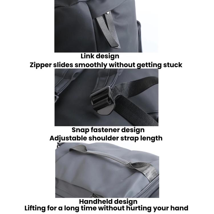 Wet & Dry Separation Travel Bag, Portable Large Capacity Handbag With Shoulder & Hand Carry Design