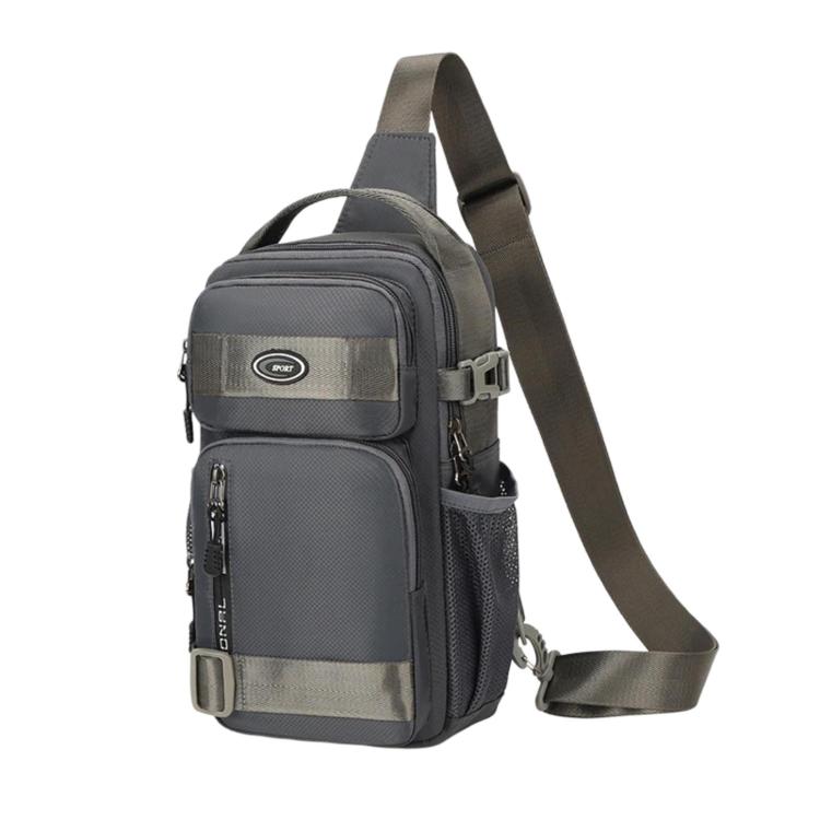 Portable Men Sports Chest Bag, Large Capacity Casual Shoulder Bag