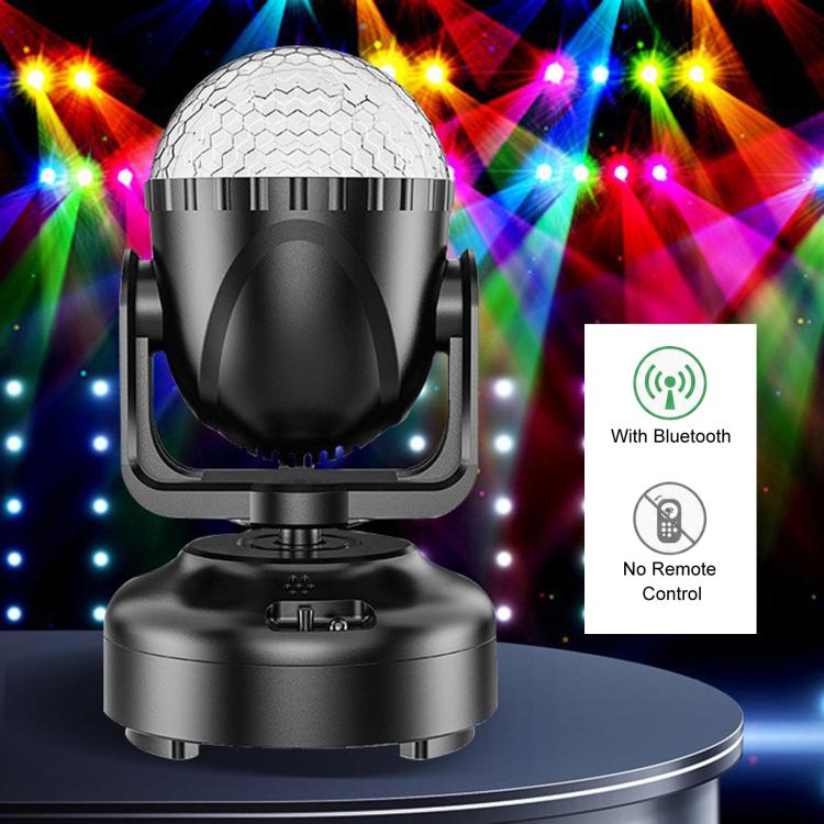 Mini LED Moving Head Magic Ball Light Atmosphere Lamp For Home Party, Bar & Stage, No Bluetooth With Remote Control, No Bluetooth No Remote Control, With Bluetooth With Remote Control, With Bluetooth No Remote Control