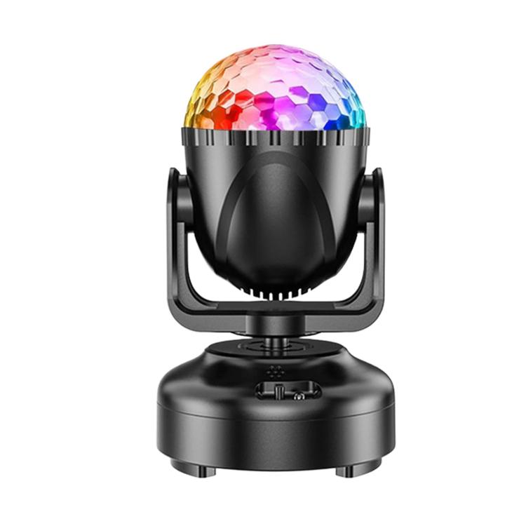 Mini LED Moving Head Magic Ball Light Atmosphere Lamp For Home Party, Bar & Stage, No Bluetooth With Remote Control, No Bluetooth No Remote Control, With Bluetooth With Remote Control, With Bluetooth No Remote Control