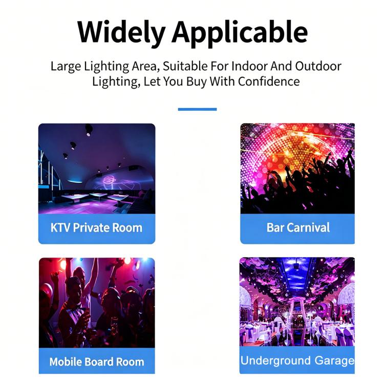 Mini LED Moving Head Magic Ball Light Atmosphere Lamp For Home Party, Bar & Stage, No Bluetooth With Remote Control, No Bluetooth No Remote Control, With Bluetooth With Remote Control, With Bluetooth No Remote Control