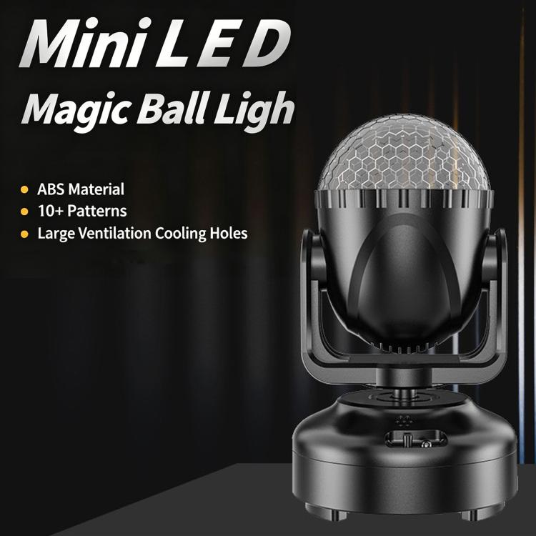 Mini LED Moving Head Magic Ball Light Atmosphere Lamp For Home Party, Bar & Stage, No Bluetooth With Remote Control, No Bluetooth No Remote Control, With Bluetooth With Remote Control, With Bluetooth No Remote Control