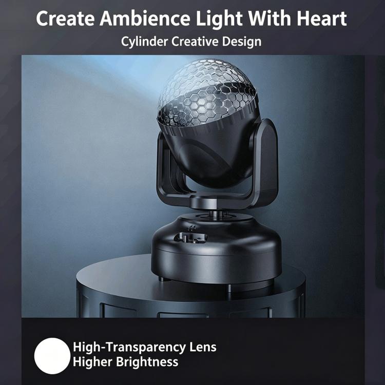 Mini LED Moving Head Magic Ball Light Atmosphere Lamp For Home Party, Bar & Stage, No Bluetooth With Remote Control, No Bluetooth No Remote Control, With Bluetooth With Remote Control, With Bluetooth No Remote Control