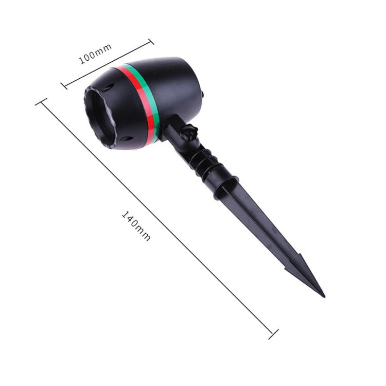 Round In-Ground Lawn Light Outdoor Garden Laser Ambience Light, US Plug, EU Plug, UK Plug, AU Plug