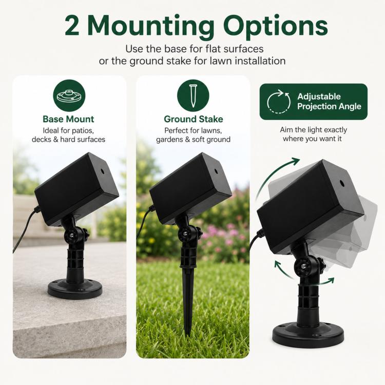 Waterproof Outdoor In-Ground Light Garden Landscape Decor Ambience Lamp, US PLug, EU Plug, UK Plug, AU Plug