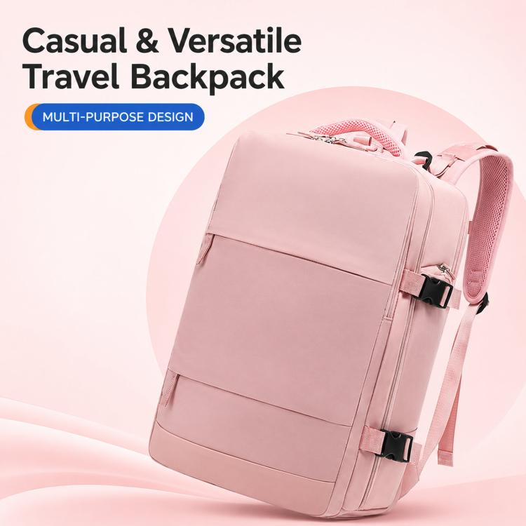 Women Men Travel Backpack Carry-On with Laptop Compartment & USB Port, Shoe Storage, Wet/Dry Separation, Waterproof Large Capacity Daypack